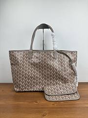 Goyard Saint Louis PM Tote Bag Greige Pink 47x27x16cm - 1