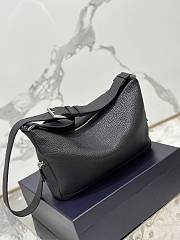 Prada Leather Bag With Shoulder Strap Black 26x23x11cm - 6