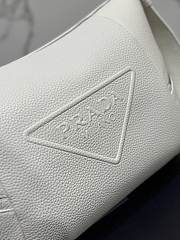 Prada Leather Bag With Shoulder Strap White 26x23x11cm - 6