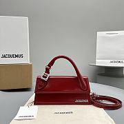 Jacquemus Le Chiquito Long Boucle Red 22x10.5cm - 1