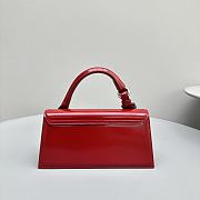 Jacquemus Le Chiquito Long Boucle Red 22x10.5cm - 5