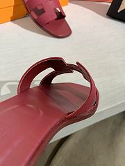 Hermes Oran Rose Magenta Slide - 3