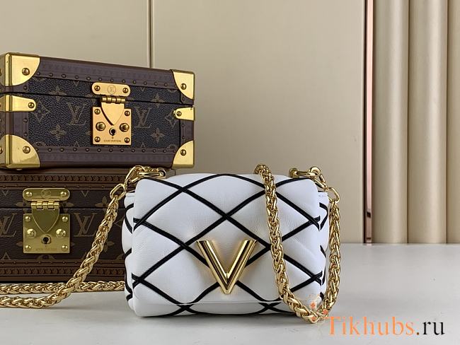 Louis Vuitton LV Pico GO-14 Malletage Black White 15 x 10 x 6.5 cm - 1