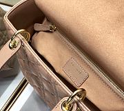 Dior Medium Lady Dior Rose Pink Gold 24cm - 2