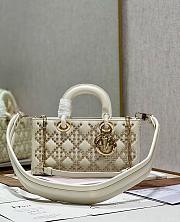 Dior Medium Lady D-joy Lucky Star White 26x6x14cm - 1