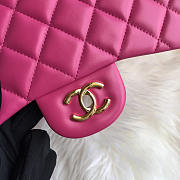 Chanel Bag Jumbo Double Flap Quilted Hot Pink Fuchsia 30cm - 2