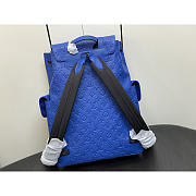 Louis Vuitton LV Christopher MM Backpack Racing Blue 38x44x21cm - 3