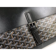 Goyard Citadin Messenger Briefcase Coated Canvas Black 38x26x8cm - 2