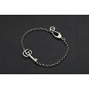 Gucci Double G Key Bracelet Silver - 1