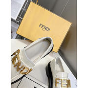 Fendi New Thick-Soled Martin Boots White - 5