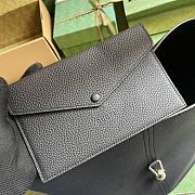 Gucci Jackie 1961 Small Shoulder Bag Black 28x31x23cm - 2