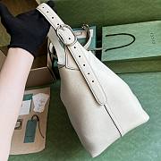 Gucci Jackie 1961 Small Shoulder Bag White 28x31x23cm - 5