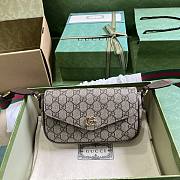 Gucci Ophidia Mini Bag Brown 13x22x4cm - 1