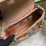 Gucci Horsebit Chain Small Shoulder Bag Rose Beige 27x11.5x5cm - 2