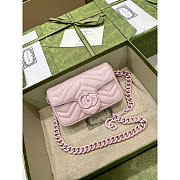 Gucci GG Marmont Belt Bag Pink 16.5x10x5cm - 1