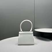 Jacquemus Le Chiquito Moyen White Bag 18x13.5cm - 5