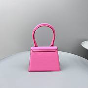 Jacquemus Le Chiquito Moyen Pink Bag 18x13.5cm - 5