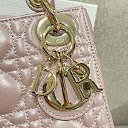 Dior Mini Lady Bag Metallic Pink Gold 17cm - 6