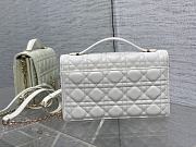 Dior Miss Dior Top Handle Bag White Cannage Lambskin 24 x 14 x 7.5 cm - 3