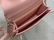 Dior Miss Dior Top Handle Bag Pink Cannage Lambskin 24 x 14 x 7.5 cm - 4