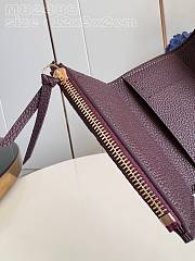 Louis Vuitton LV Victorine Wallet Red Wine 12x9.5x2.5cm - 5