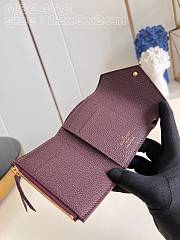 Louis Vuitton LV Victorine Wallet Red Wine 12x9.5x2.5cm - 2