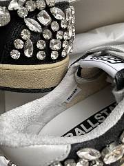 Golden Goose Ballstar Crystal Leather Low-Top Sneakers - 5