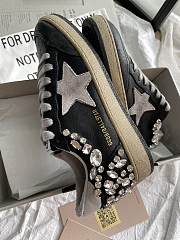 Golden Goose Ballstar Crystal Leather Low-Top Sneakers - 4