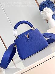 Louis Vuitton Mini LV Capucines Blue 21cm - 1