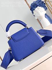 Louis Vuitton Mini LV Capucines Blue 21cm - 5