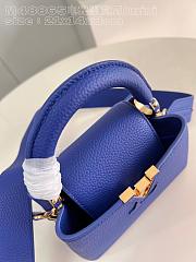 Louis Vuitton Mini LV Capucines Blue 21cm - 4