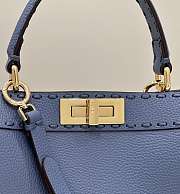 Fendi Peekaboo ISeeU Medium Blue 33×12×25cm - 3