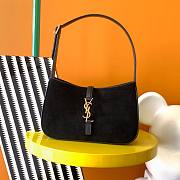 YSL Le 5 A 7 Suede Black Bag 24.5x16x6cm - 1