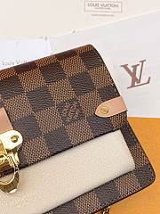 Louis Vuitton LV Vavin Chain Bag Cream Beige Damier 19 x 12.5 x 4 cm - 4