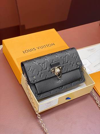 Louis Vuitton LV Vavin Chain Bag Black 19 x 12.5 x 4 cm