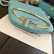 Tiffany & Co Wire Bracelet Yellow Gold Diamond - 1