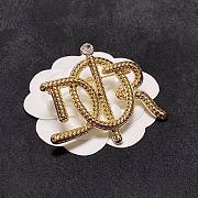 Dior Gold Brooch - 2