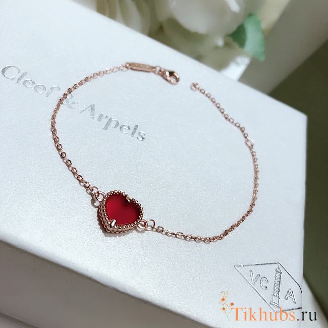 Van Cleef & Arpels Red Heart Bracelet - 1