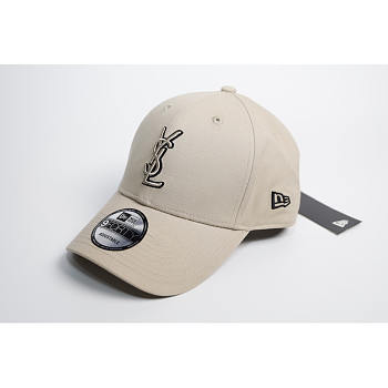 YSL Rive Droite New Era Ysl Cap White