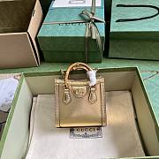 Gucci Diana Super Mini Bag Gold 16.5x12x6cm - 1