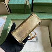 Gucci Diana Super Mini Bag Gold 16.5x12x6cm - 5