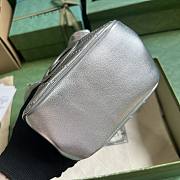 Gucci Blondie Mini Bucket Bag Silver 15x19x8cm - 3