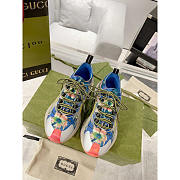 Gucci Run Floral Print Sneakers Multi - 4