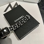 Chanel Premiere Rock Quartz Plated Metal Watch Silver Black 26mm - 3