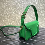 Valentino Toile Iconographe Shoulder Bag Green 28x25x6cm - 5