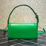 Valentino Toile Iconographe Shoulder Bag Green 28x25x6cm - 4