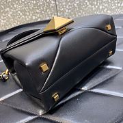 Valentino One Stud Mini Leather Shoulder Bag Black 20x13x8.5cm - 4