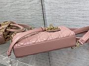 Dior Small Lady D-joy Pink Gold 22.5x6x11.5cm - 5