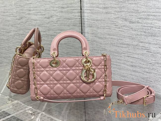 Dior Medium Lady D-joy Pink Gold 26x6x14cm - 1