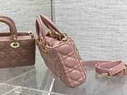 Dior Medium Lady D-joy Pink Gold 26x6x14cm - 5
